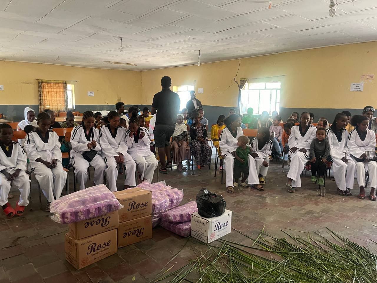 500+ Sanitation Pads Distributed